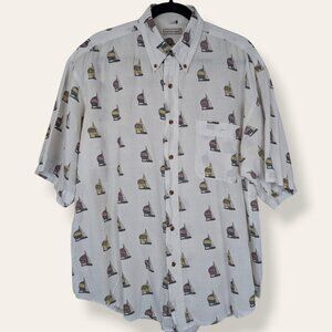 Bugle Boy Sailboat Buttoned Shirt